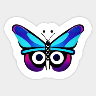 colorful butterfly Sticker